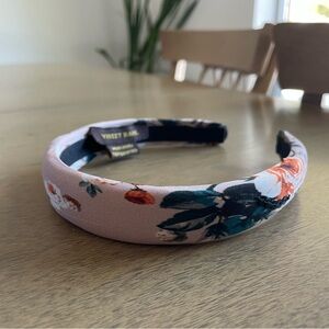 Anthropologie Floral Headband Vineet B.